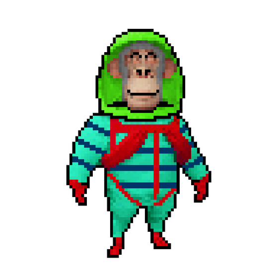 Pixel Radioactive Ape #56