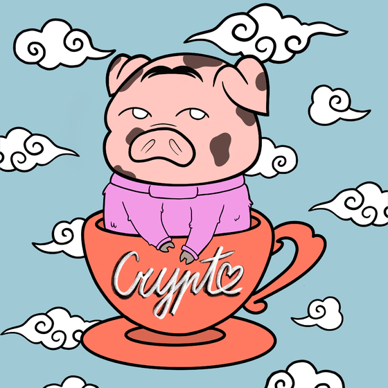 Lucky Teacup Piggy Club #1896