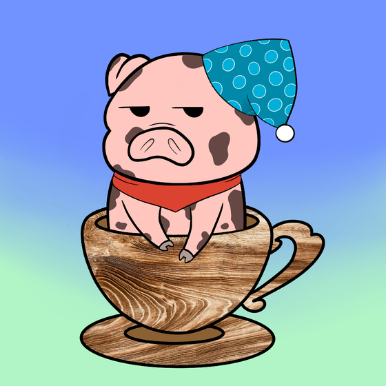 Lucky Teacup Piggy Club #2112