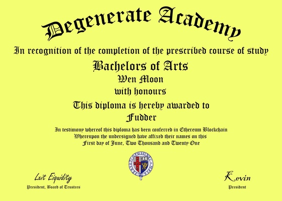 Degen Diploma #1105