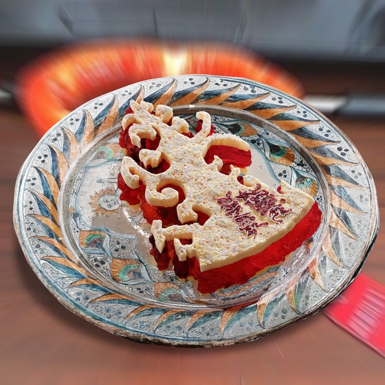 Spiral Plate Pie Key 17