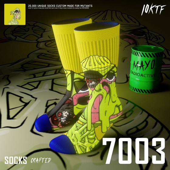 Mutant Crew Socks #7003