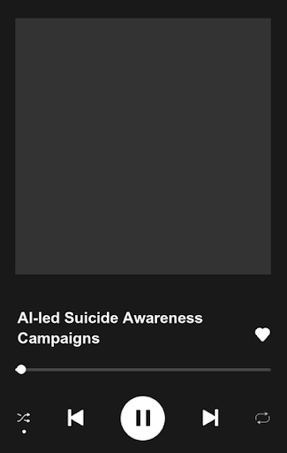 AI-led Suicide Awareness Campaigns