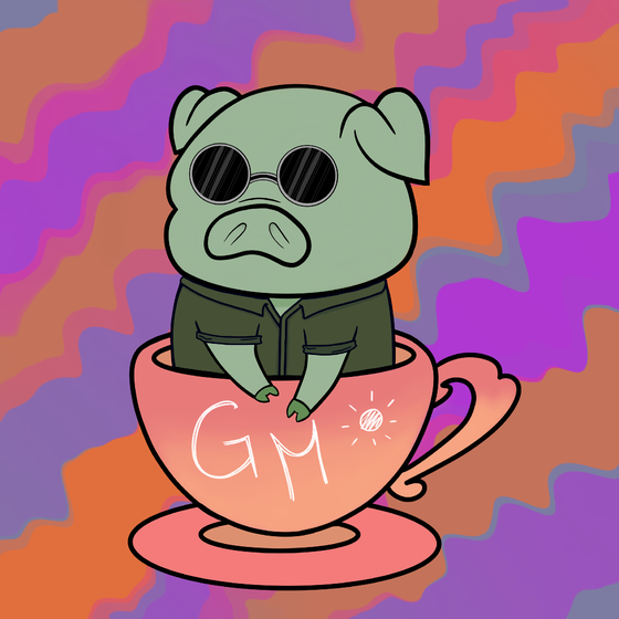 Lucky Teacup Piggy Club #1629