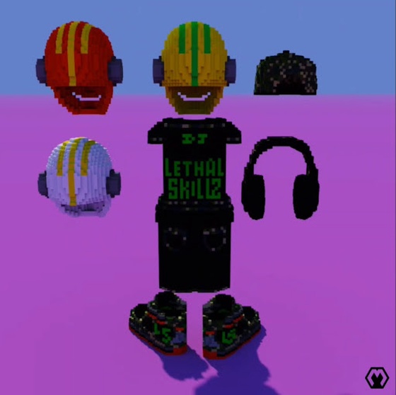 DJ LethalSkillz Cryptovoxels Avatar