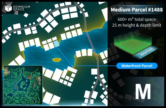 Medium #1488 (M) parcel in Somnium Space