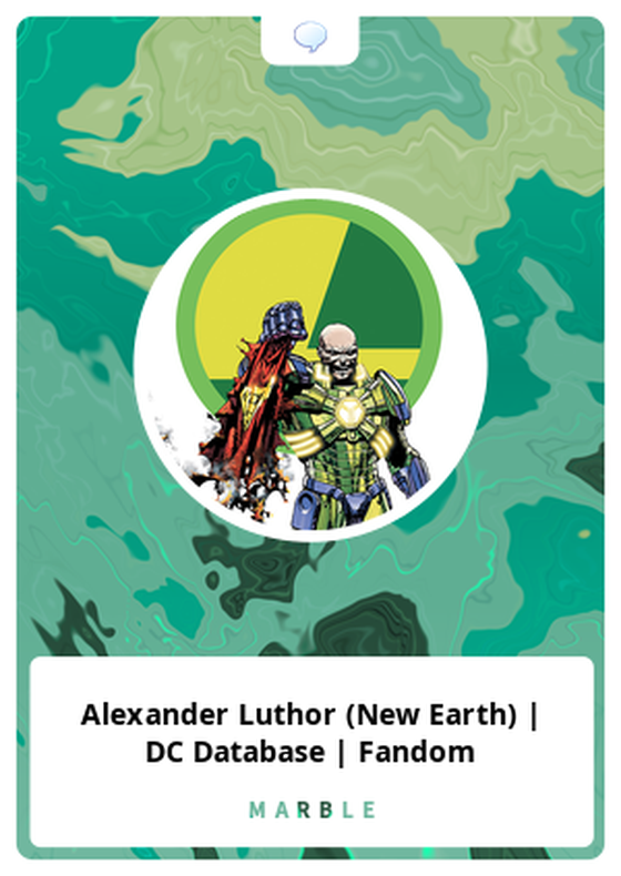 Alexander Luthor (New Earth) | DC Database | Fandom