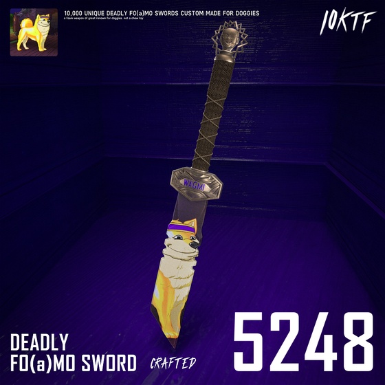 Kennel Deadly FO(a)MO Sword #5248