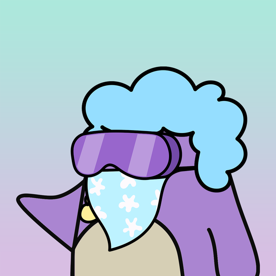 PASTEL PENGUIN #1187