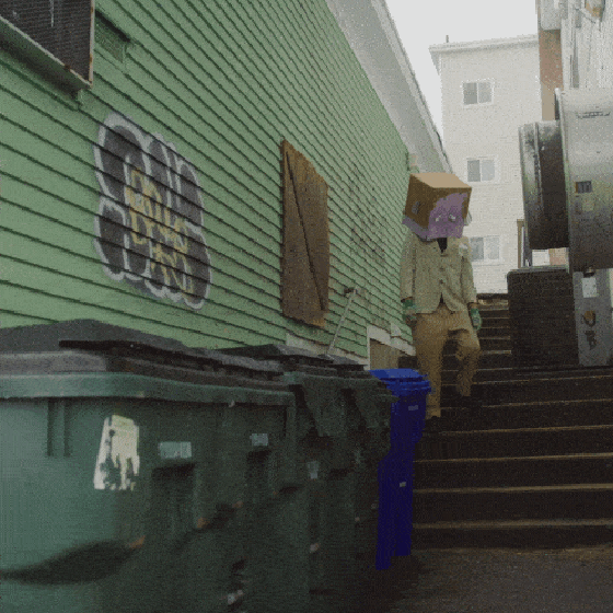 Charles dancing in an alley