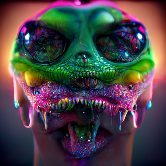 Trippy Lizard #1 