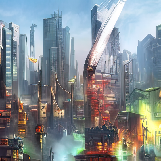 cyberpunk city panorama dawn 1946035252