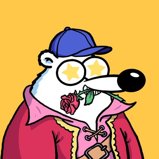 Fluffy Polar Bear #6296