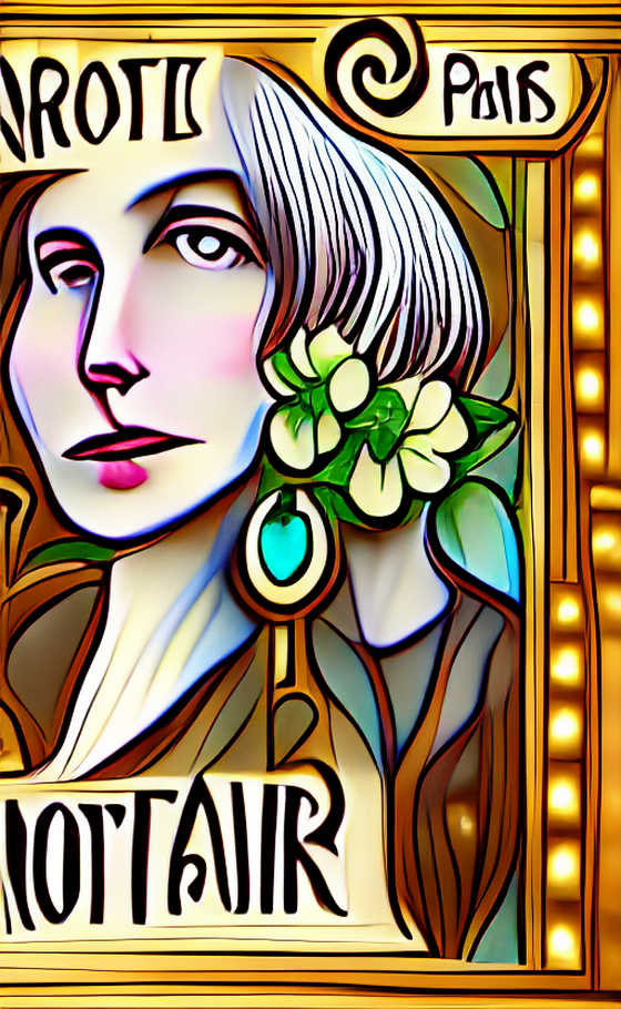 Art Nouveau Portrait 1