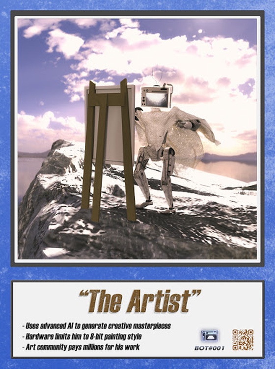 CypherBot #1 "The Artist"