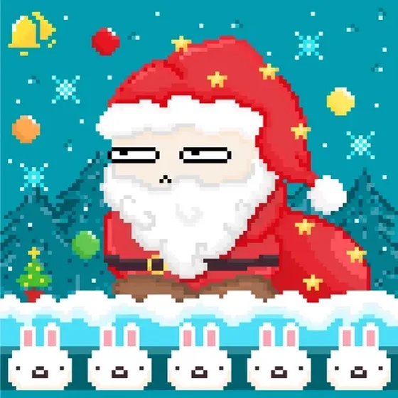 Bored Boy :: Bored Santa Pixel