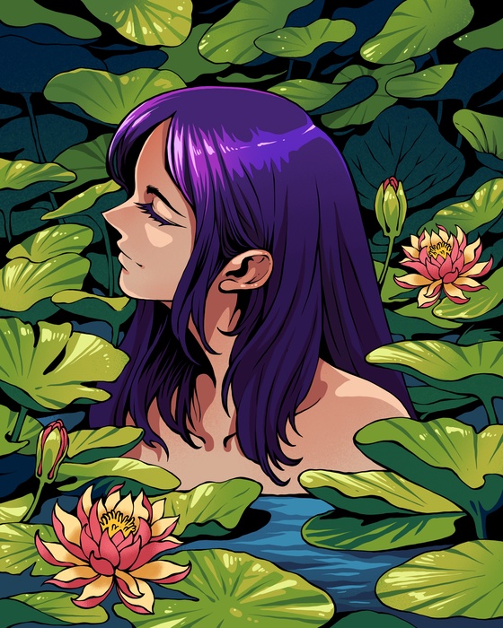 Soak Among The Lotuses