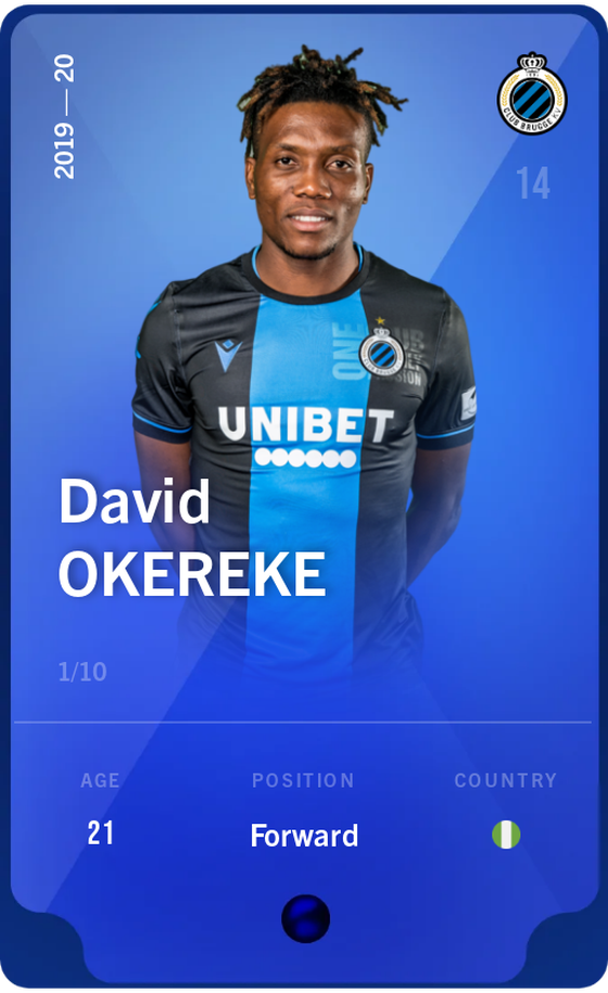 David Okereke 2019-20 • Super Rare 1/10