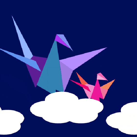 Cranes in the Sky