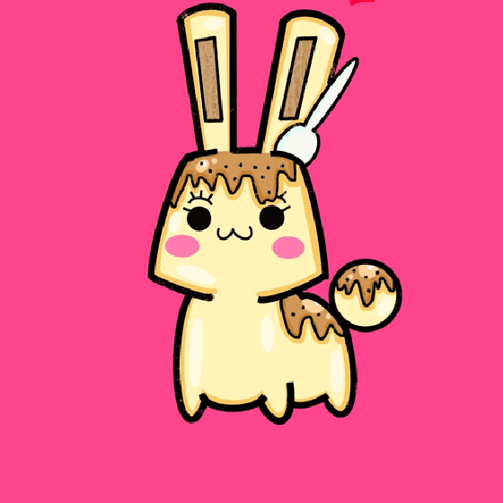 AnimalXFood #004 [Rabbit Pudding]