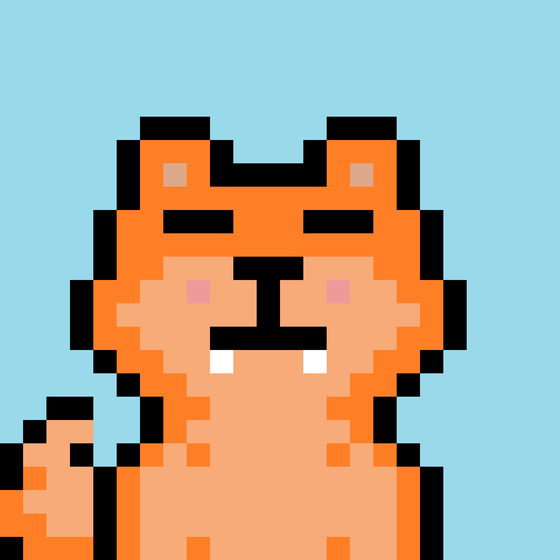 Pixelated Shiba Inu #1345