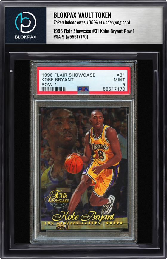 1996 Fleer Kobe Bryant #31 - PSA 9 (Cert: 55517170)