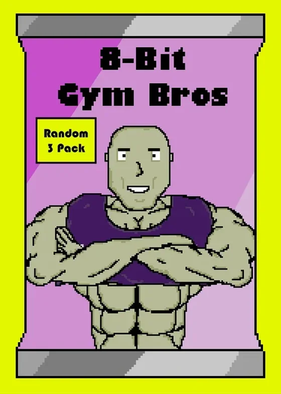 Random 3 Pack of 8-Bit Gym Bros 6