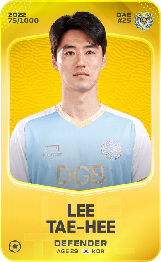 Lee Tae-Hee 2022-23 • Limited 75/1000