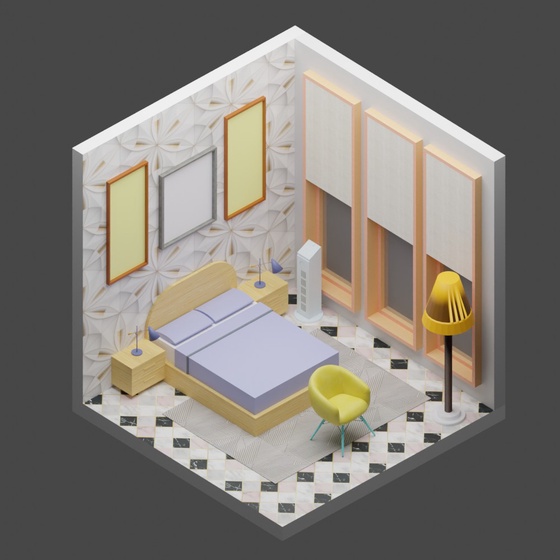 3D Room #3740