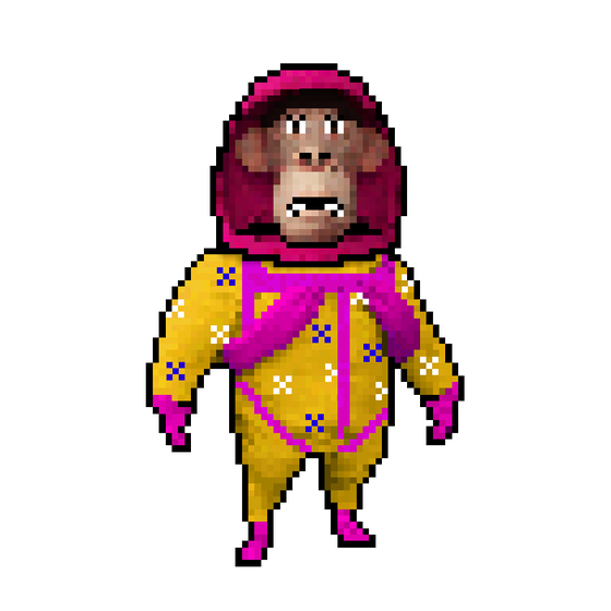 Pixel Radioactive Ape #42