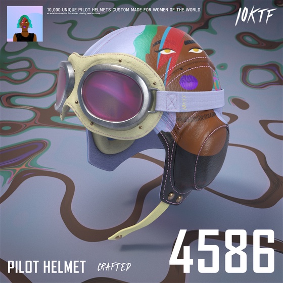 World of Pilot Helmet #4586