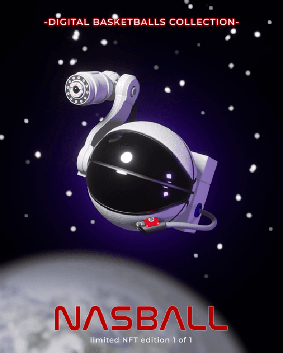 Digital Basketballs - NFT POP CULTURE DROP - "NASBALL"