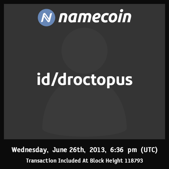 ⚠️ Empty Vault Please Research before purchasing⚠️ id/droctopus | 2013-06 | Namecoin Identity (id/ asset) | - Contents Loading