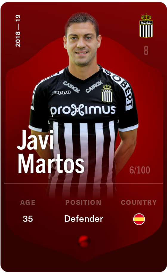 Javi Martos 2018-19 • Rare 6/100