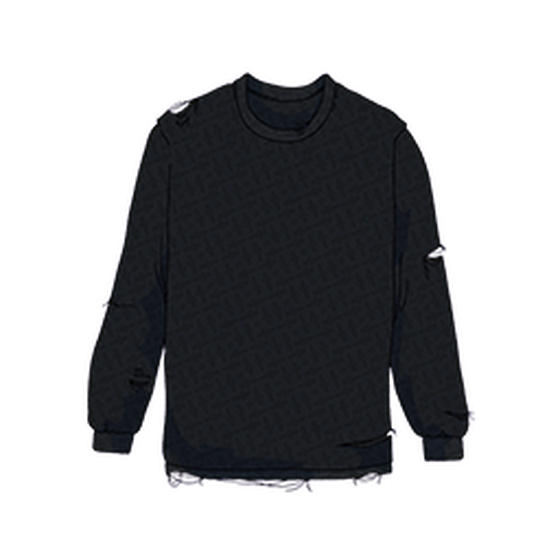 DF X neuno Long Sleeve T Shirt - Black - S