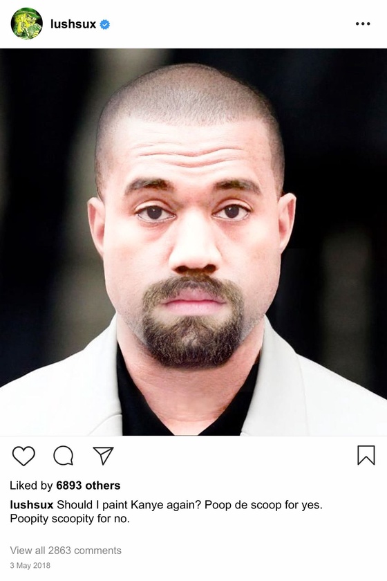 Lushsux #3099 - Shit Post Kanye West