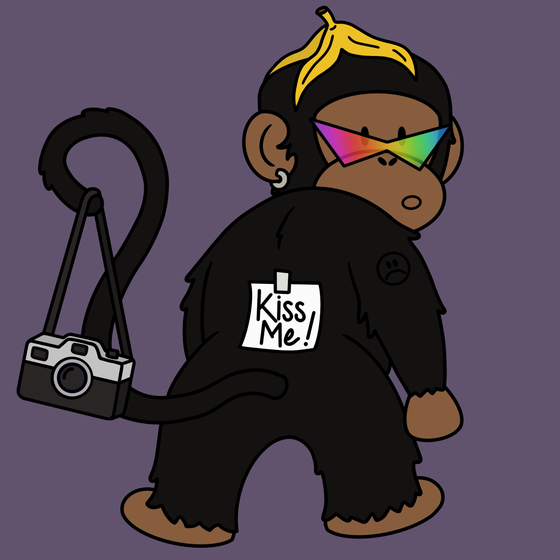 Kiss Me Monkey #6911