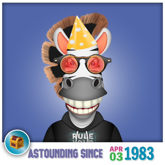 Zebra Birthday #2380
