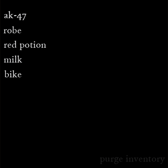 Purge Inventory #4933