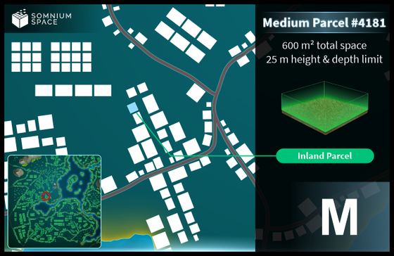 Medium #4181 (M) parcel in Somnium Space