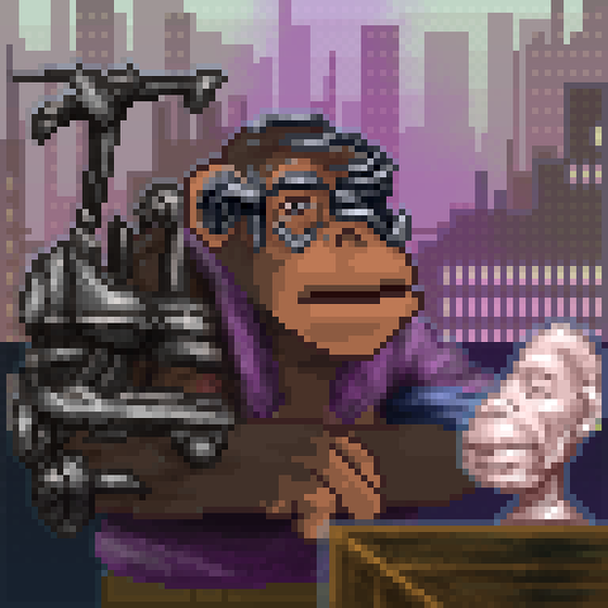 Cyberpunk Ape Executives #121