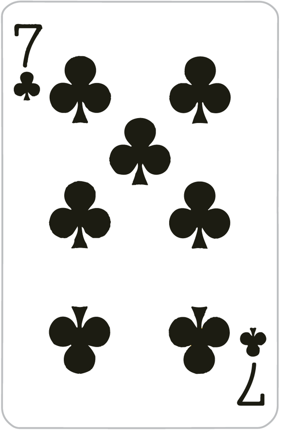 SEVEN OF CLUBS