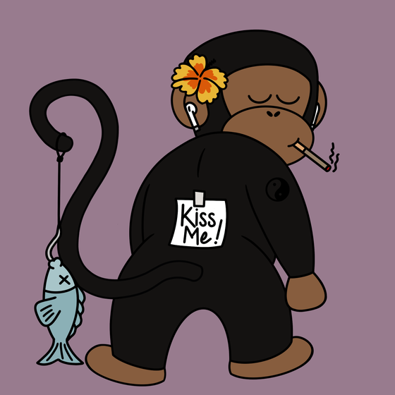 Kiss Me Monkey #1077