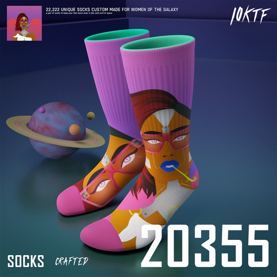 Galaxy Crew Socks #20355