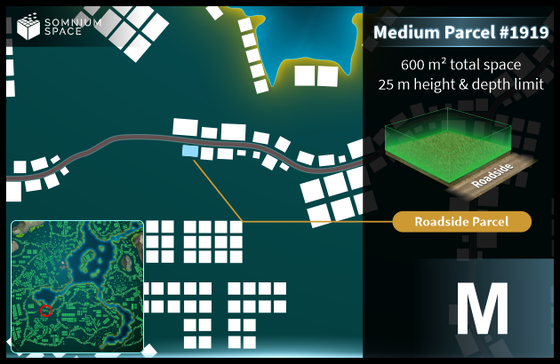 Medium #1919 (M) parcel in Somnium Space