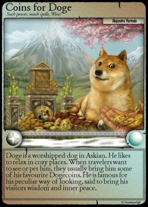 DOGECOINCARD (2015) Spells Of Genesis