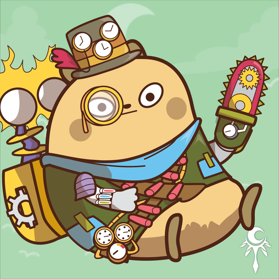 Hamsters #4293 (Moonlight Clan Unique)