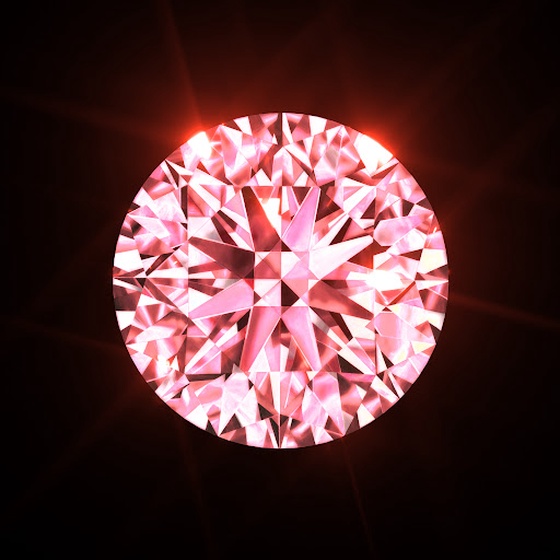 Romance | Round Pink Diamond