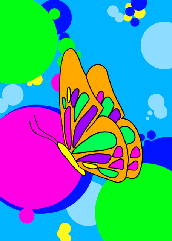 Neon Butterfly #1