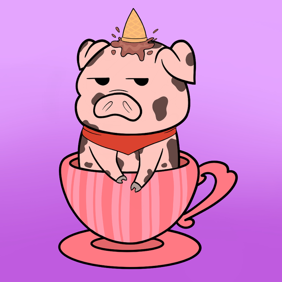 Lucky Teacup Piggy Club #1350